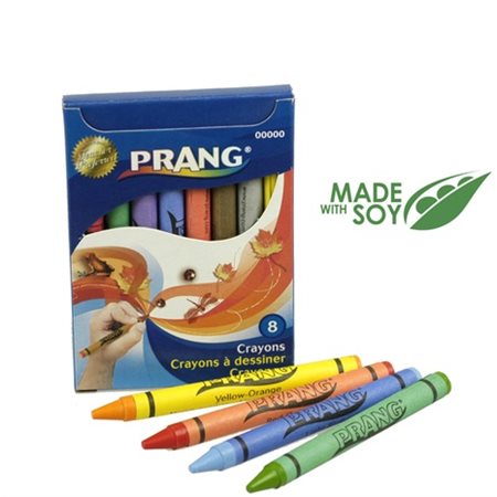 Crayons de cire Prang - 8 / Bte