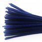 Chenilles couleur BLEU FONCÉ 6mm - 100 / pqt 