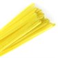 Chenilles couleur JAUNE 6mm - 100 / pqt 