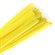 Chenilles couleur JAUNE 6mm - 100/pqt 