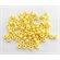 Perles de plastique Pony Opaque, JAUNES 9mm 1000/pqt