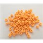 Perles de plastique Pony Opaque, ORANGE 9mm 1000 / pqt