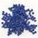 Perles de plastique Pony Opaque, BLEU ROYAL 9mm 1000/pqt