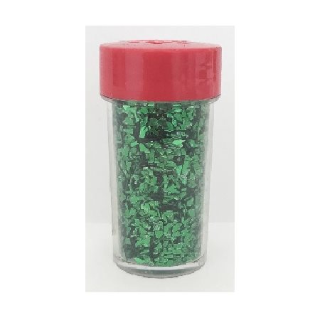 Paillettes en particules VERT salière 21g Supérieur