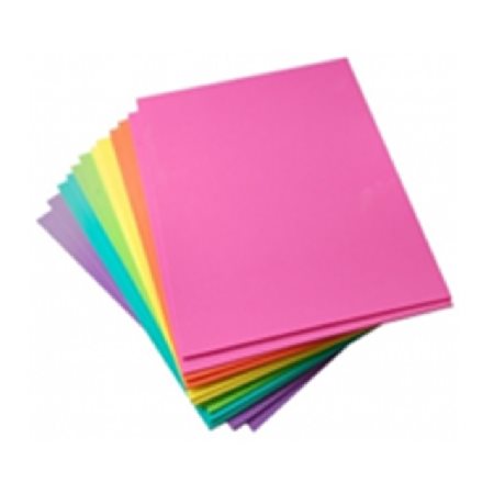 Feuilles mousse couleurs assorties 9"X12" - 10 / Pqt