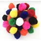 Pompons couleurs Régulières assorties 1.5" (38mm) 50 / pqt