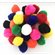 Pompons couleurs Régulières assorties 1.5" (38mm) 50/pqt