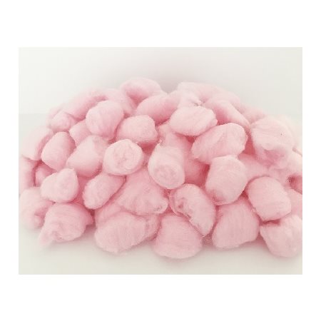 Ouate de coton en boule ROSE PÂLE 200 / pqt