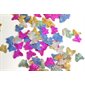 Paillettes Papillons, couleurs assorties 56g