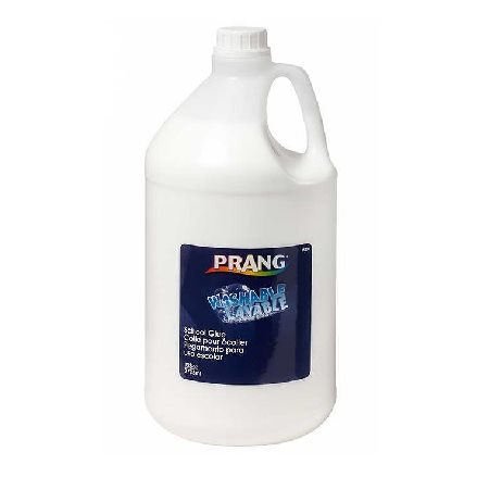 Colle BLANCHE liquide scolaire , Lavable, NON Toxique 4L