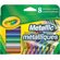 Marqueurs Métalliques lavables Crayola, pointes fines - 8/Bte