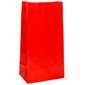 Sacs de papier couleur ROUGE - 12 / Pqt