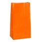 Sacs de papier couleur ORANGE - 12 / Pqt