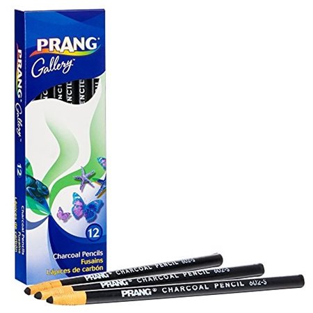 Crayon Fusain Prang, Enrobé de papier, Tendre