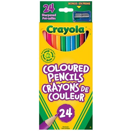 Crayons de couleur Crayola - 24 / Bte