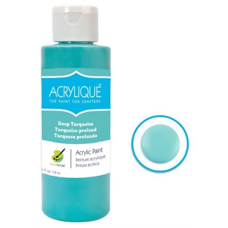 Peinture acrylique TURQUOISE PROFOND (118ML)