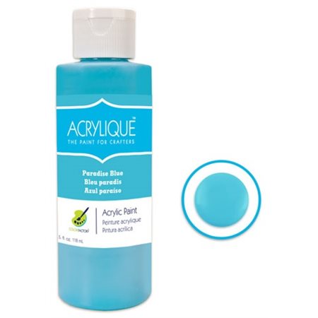 Peinture acrylique BLEU PARADIS (118ML)