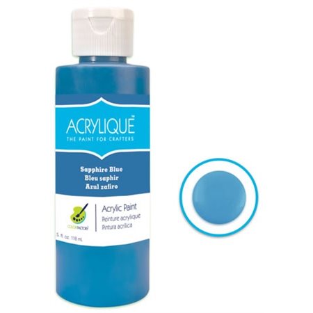 Peinture acrylique BLEU SAPHIR (118ML)