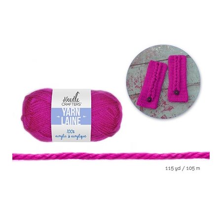 Laine Needle Crafters ROSE VIF 50g