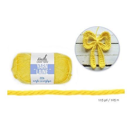 Laine Needle Crafters JAUNE 50g