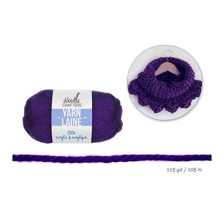 Laine Needle Crafters POURPRE 50g