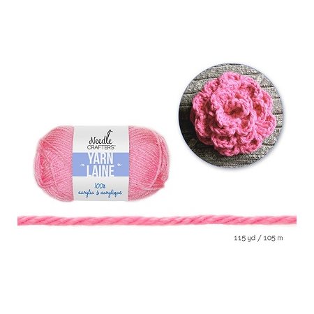 Laine Needle Crafters ROSE PÂLE 50g