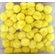 Pompons JAUNES 3/4" (19mm) 55/pqt