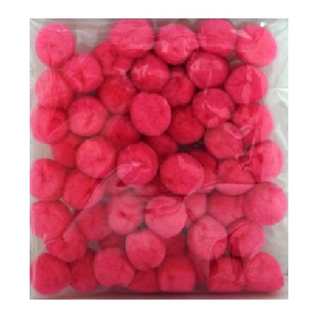 Pompons ROSES FONCÉ 3 / 4" (19mm) 55 / pqt