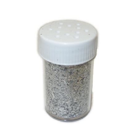 Paillettes en particules ARGENT Salière 12g