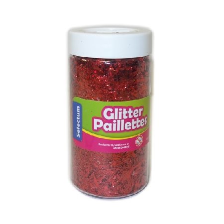 Paillettes en particules ROUGE Salière 112g Économique