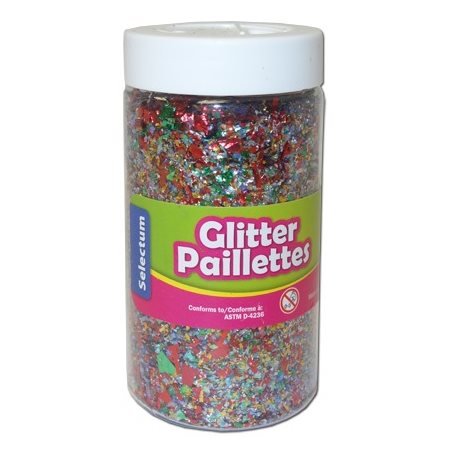 Paillettes en particules MULTICOLORE Salière 112g Économique